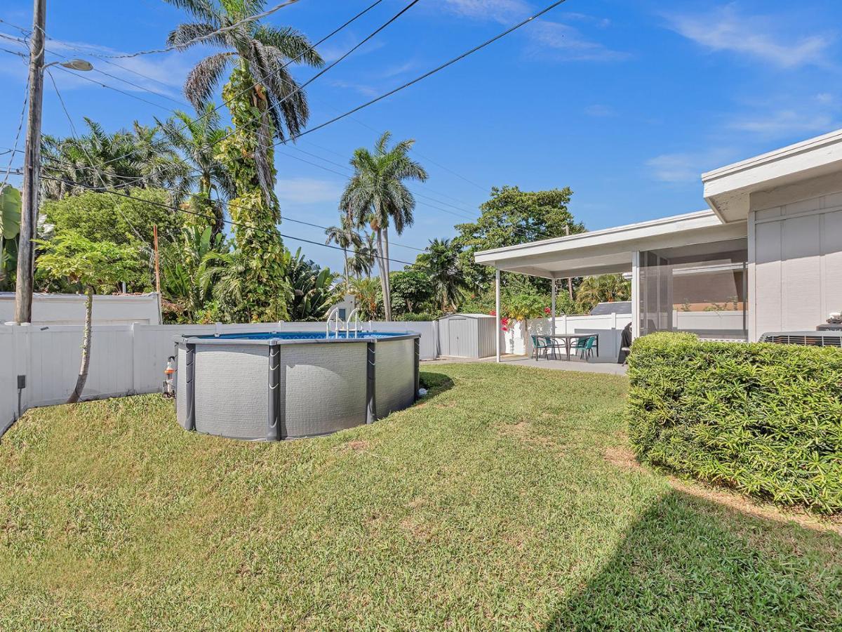 Supervilla - 3Br/2Ba - Pool - Walk To Beach ハリウッド エクステリア 写真